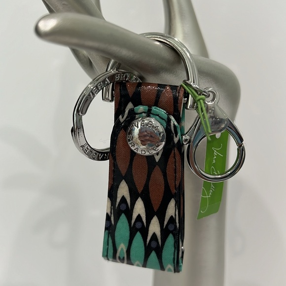 Vera Bradley Loop Keychain Sierra Stream - Picture 3 of 4